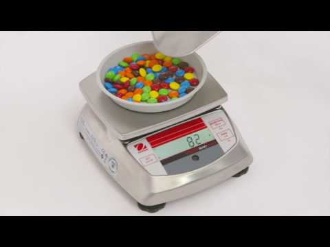 Prezentacja wagi do żywności OHAUS Valor 3000