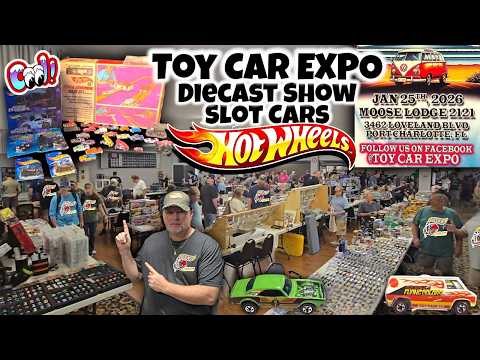 Insane Finds at Toy Car Expo Show! Vintage Diecast, Redlines, Real Riders & Rare Hot Wheels Sets