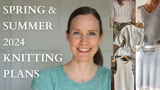 Spring & Summer Knitting Plans I What's in my knitting queue I Knit Tops + Tees
