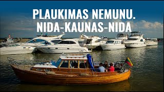 preview picture of video 'Plaukimas laivu Nemunu su senovine motorine jachta Lillan'