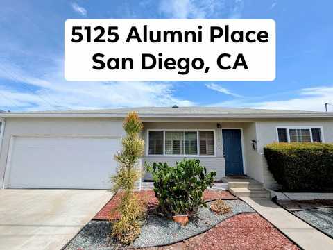 **MOVE-IN SPECIAL** 5 Bedroom House w/ A/C + Laundry near SDSU - Bright and Airy on Quiet Street! property video