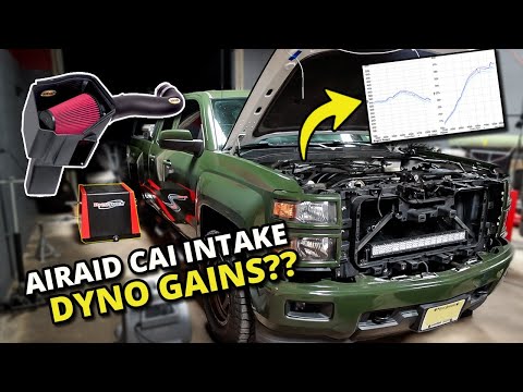 Silverado AIRAID Intake Dyno Results - Does it Add Power?? L83 5.3L L86 6.2L 2014-2019 Sierra Tahoe