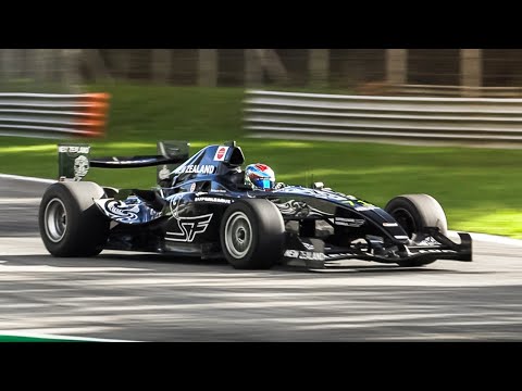 2 x Panoz DP09B Superleague Cars in action: 750HP/12,000rpm, 4.2L V12 Engine Sound!