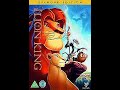 The Lion King Diamond Edition UK DVD Menu Walkthrough 2011