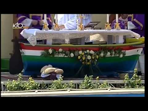 Visite du Pape François sur l’île de Lampedusa et messe