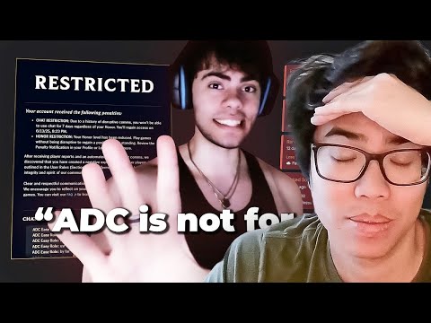 Saber reacts to "I Played ADC for 400 Games and got BANNED"