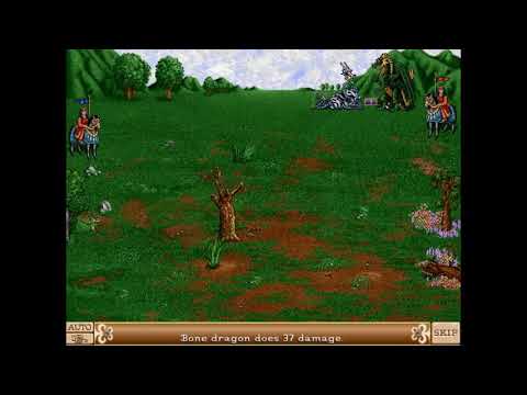 HOMM 2 Gold - Which Unit Is Stronger? Bone Dragon or Green Dragon?