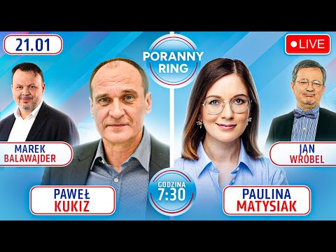 🔴 PORANNY RING 7:30 - PAWEŁ KUKIZ, PAULINA MATYSIAK