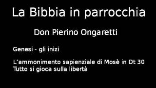 Genesi 1-11 (A5) - L'ammonimento sapienziale di Mosè in Dt 30