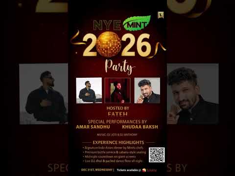 New Year’s Eve at Mint NY – A Night That Feels Like a Movie! 