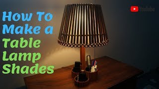 How to make a table lamp shade at home | Artistic Diaries