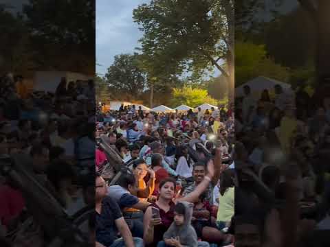 Crowd at concert by Shankar Mahadevan for Indian day celebrations #shankarmahadevan #indian