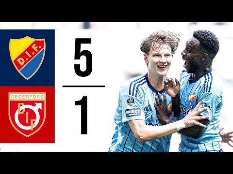 HIGHLIGHTS | DJURGÅRDEN 5-1 DEGERFORS | ALLSVENSKAN