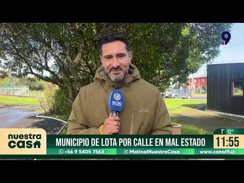 Municipio de Lota compromete solución para histórica calle sin pavimentar tras reclamo de vecinos