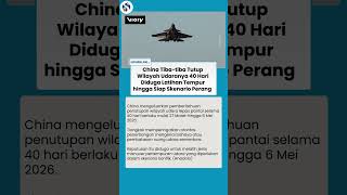 China Tutup Udara 40 Hari, Latihan Tempur Besar-besaran, Sinyal Keras ke AS & Taiwan