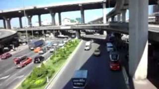 preview picture of video 'Sukhumvit Road, Bang Na Intersection, Bang Na Trat Highway, Bangkok, Thailand.'