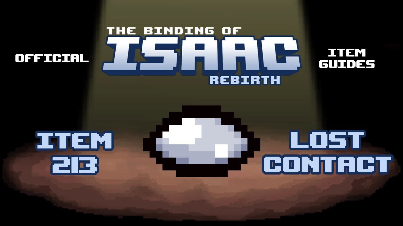 Official TBOI Item Guides No. 213: Lost Contact