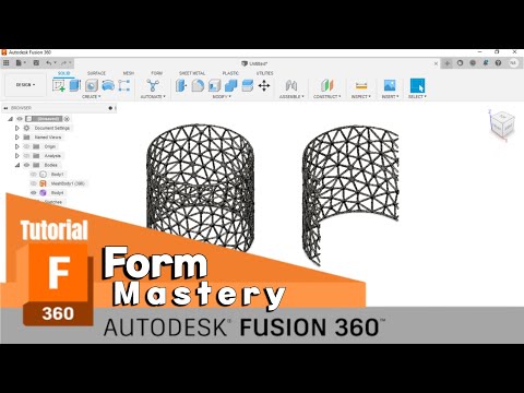 Fusion 360 - Tutorial - Form Mastery