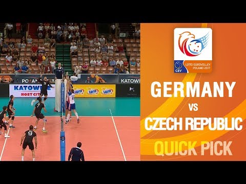 Ruben Schott finishes a great rally | LOTTO EUROVOLLEY POLAND 2017