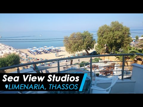 Monolocali con vista mare, alloggi privati a Limenaria, Grecia - Video