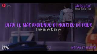 Marillion - Waiting To Happen - 1996 - HQ - TRADUCIDA ESPAÑOL (Lyrics)
