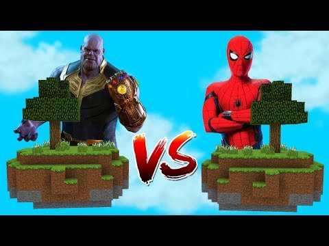 THANOS ADASI VS ÖRÜMCEK ADAM ADASI! 😱 - Minecraft