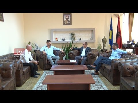 Boksieri me prejardhje nga Prizreni, Albon Pervizaj, vizitë Kryetarit Haskuka