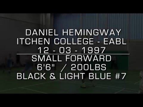 Dan Hemingway Itchen College Basketball EABL Highlight Tape 2015