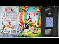 Bambi 1942 1st March 1994 UK VHS