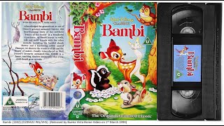 Download lagu Bambi (1942) . 1st March 1994 - UK VHS mp3