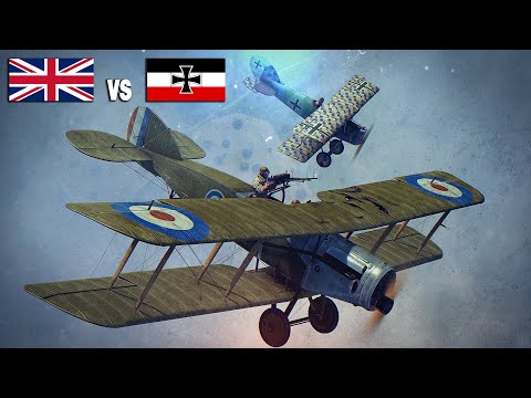 World War I Dogfights in VR I Virtual Reality Dogfight | IL-2 Flying Circus | Great Battles |