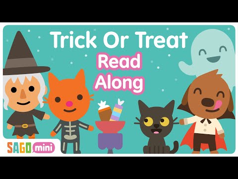 Sago Mini World: Trick or Treat Read Aloud 📖🎃 | Halloween Read Along Stories for Kids