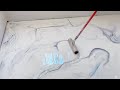Simple Epoxy Floor Classic Marble Look