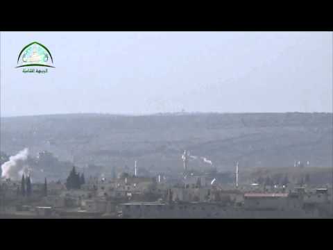 استهداف مقرات النظام بصواريخ غراد في بلدتي نبل والزهراء في ريف حلب الشمالي من قبل الجبهة الشامية
