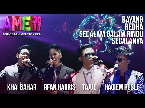 Anugerah MeleTOP ERA 2017: Khai Bahar, Irfan Haris, Tajul & Haqiem Rusli #AME2017