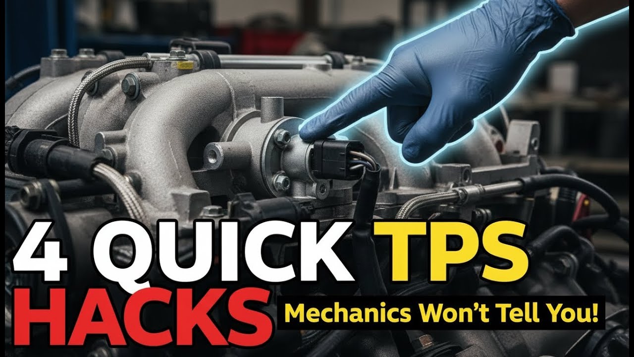 How to Reset Throttle Position Sensor ( 4 Quick TPS HACKS Mechanics Won't Tell You)