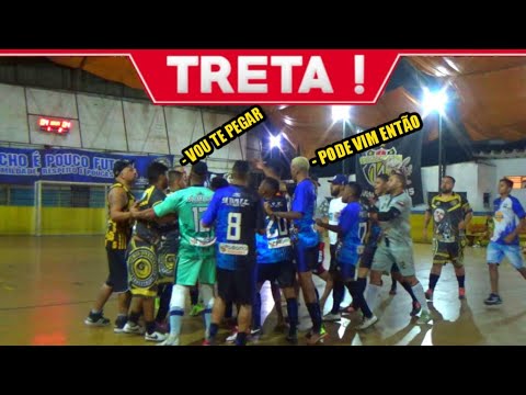 DEU TRETA NO JOGO DO ALVIN -  A BRIGA ACABOU COM JOGO