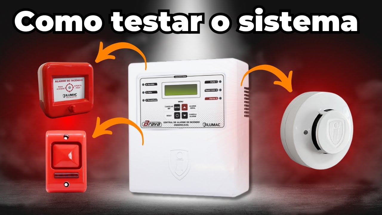 Alarme de incêndio, como fazer teste geral do sistema!