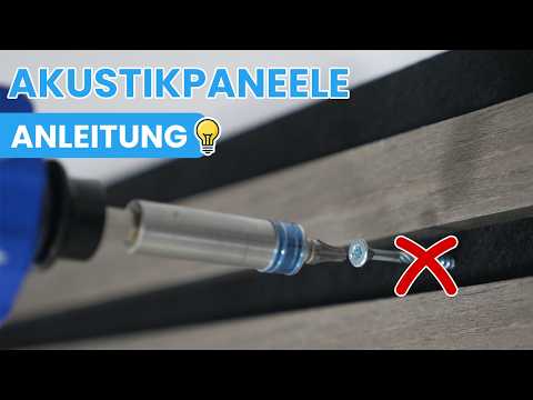 I'll show you the easiest way to install acoustic panels! Installing acoustic panels: Drilling + ...