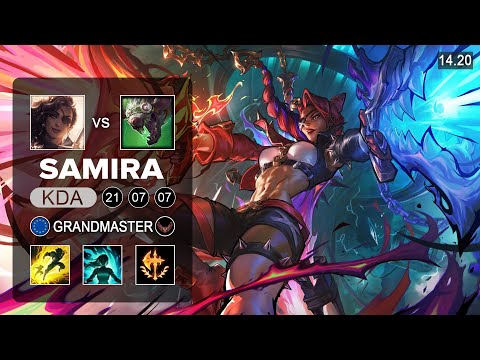Gumayusi Samira vs Twitch ADC - EUW Grandmaster - Patch 14.20 Season 14