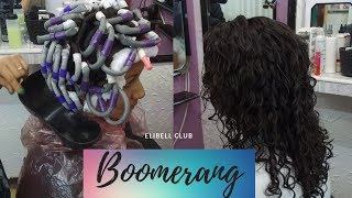 Permanente con Boomerang/Rizos Permanentes/Curly Perm | Before And After/❤️ELIBELL CLUB❤️