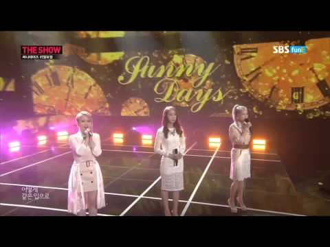Sunny Days Real Vocal Comeback Stage The Show (3/11/2014)