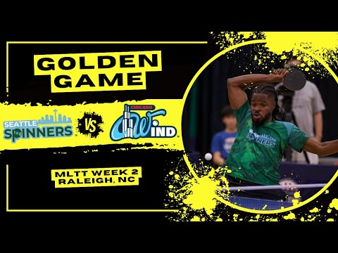 MATCH HIGHLIGHTS: GOLDEN MATCH | Seattle Spinners vs Chicago Wind | MLTT  Week 2 (Raleigh, NC)