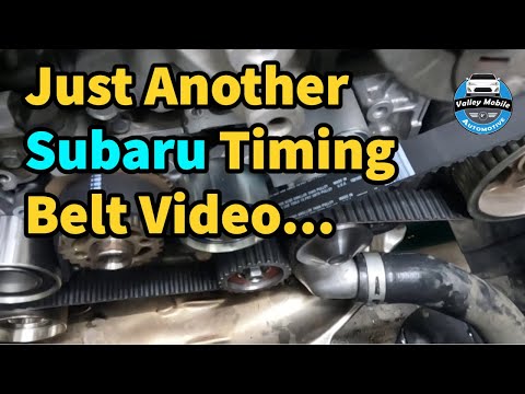 Step by Step: Subaru Forester Outback Legacy 2.5 EJ25 Timing Belt and Water Pump Replacement