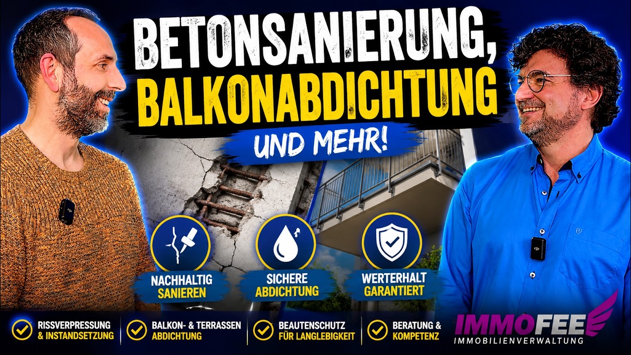 FeeGespräch: Betonsanierung und Balkonabdichtung - Jung Bauflächentechnik