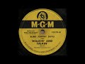 WALKIN’ AND TALKIN’ / BLIND JOHNNY DAVIS With Blind Johnny Trio [MGM 10574-B]