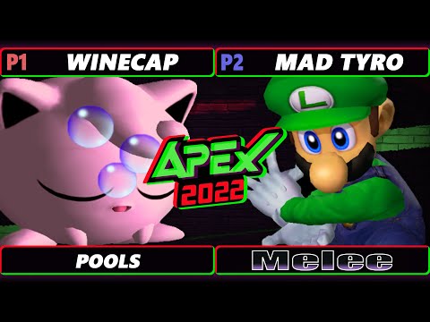 Apex 2022 - Winecap (Jigglypuff) Vs. Mad Tyro (Luigi) - SSBM Melee Tournament