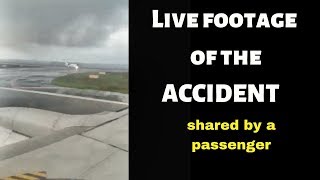 Live footage of the recent aircraft accident video