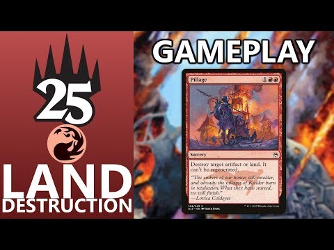 Possibly Pauper Playable? - Mono Red Land Destruction [League]