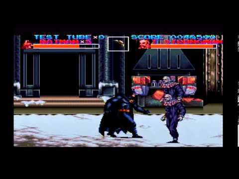 Batman Returns (Snes) Mania Difficulty (Hardest Mode) Walkthrough
